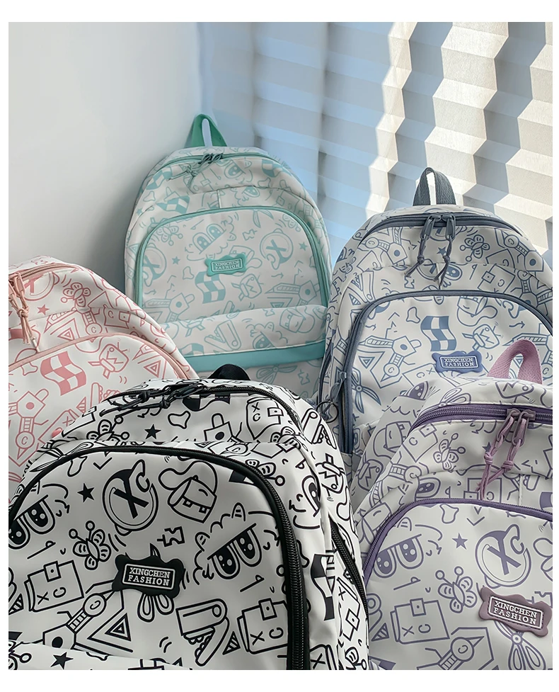2023 Summer New Design Backpack Wholesale School Bags For Young Ladies