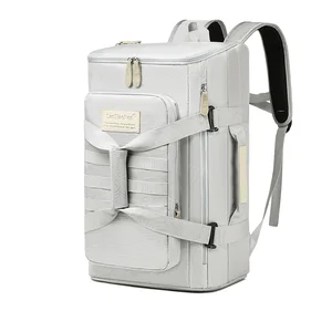 custom logo Unisex Stylish Heavy-Duty Tactical Wheeled Deployment Trolley Duffel Bag Nylon Panelled Camping Hiking Trekking Travel Foldable