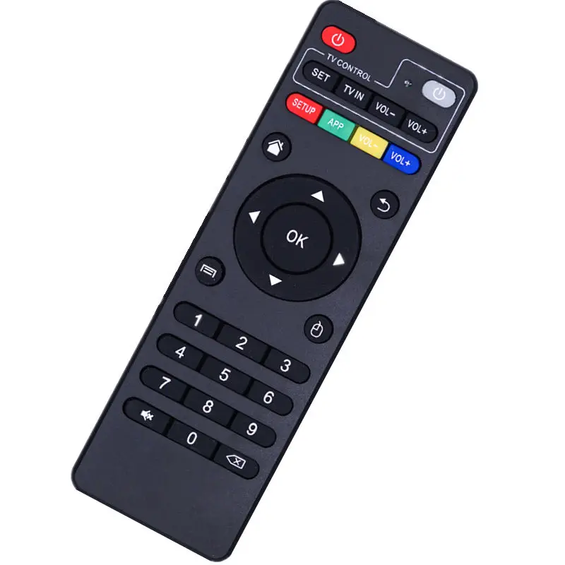 Universal Smart TV Box Learning Remote Control for Android Set Top Box MXQ Pro 4K X96 T95M T95N M8S Can Control TV and Receiver