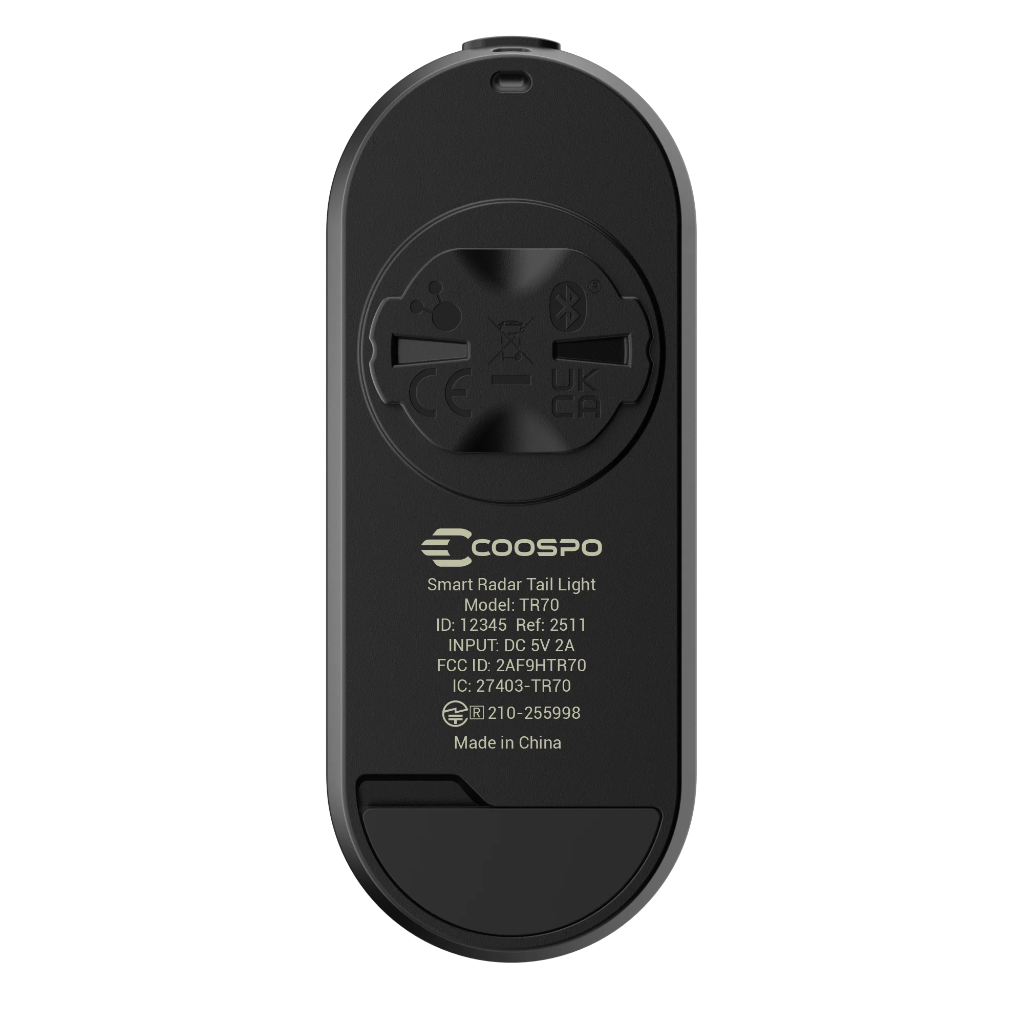 Coospo TR70 Radar Cycling Tail Light - Enhanced Safety with Radar