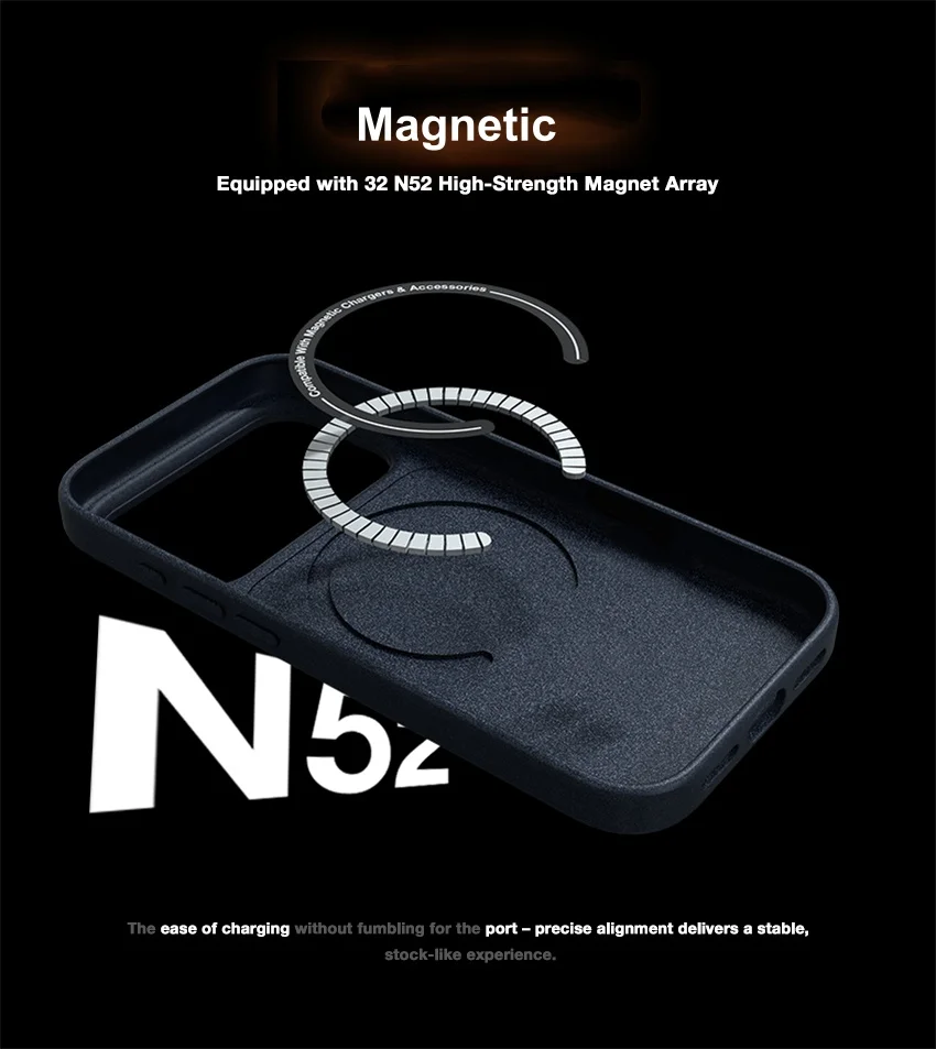 product oem manufacturer full body protection baby skin flocked coating case magnetic anti fingerprint phone cover for iphone17 pro max-4