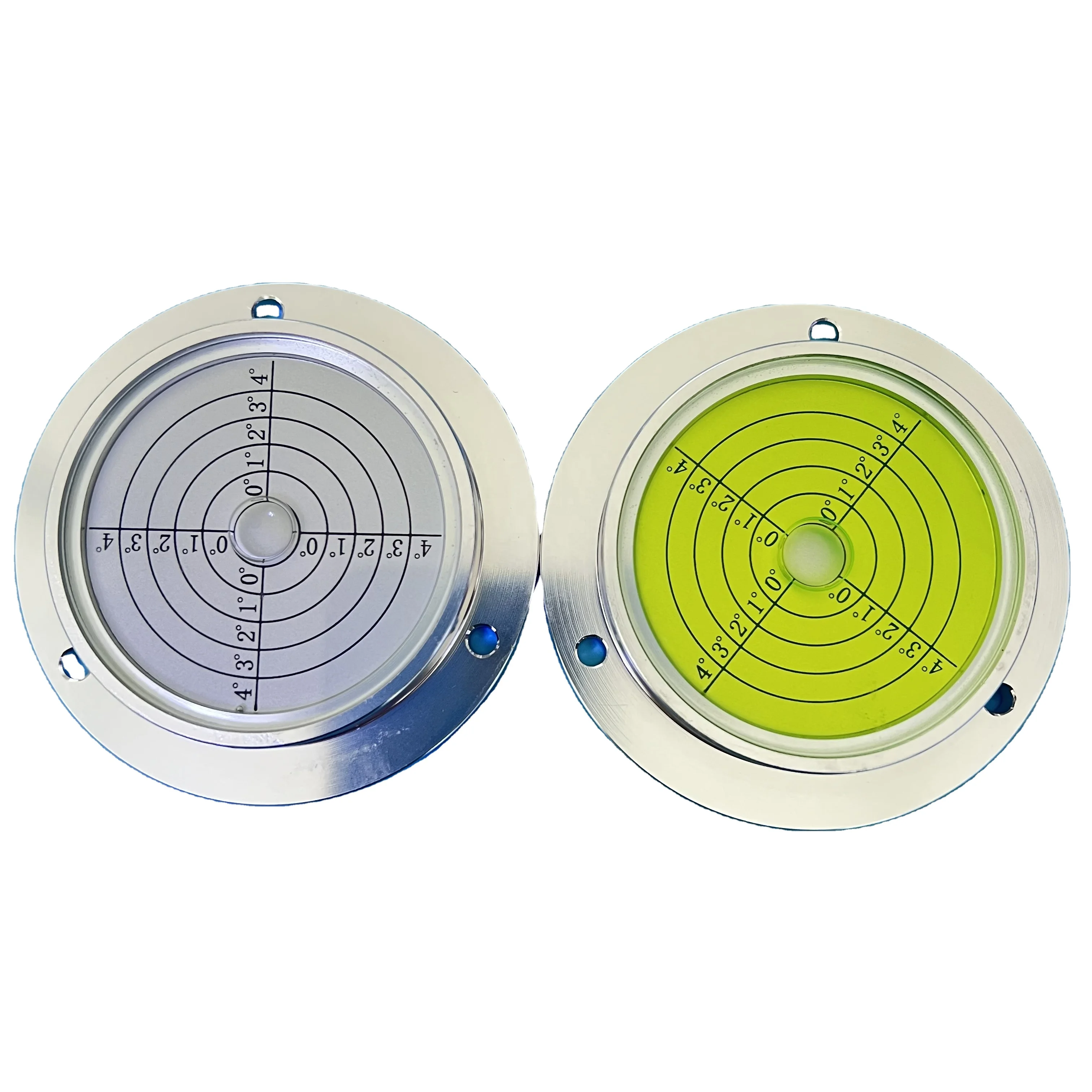 Circular Level Highly Sensitive Aluminum Alloy Shell Round Bull Seye Metal Level Bubble Metal Level Bubble for OEM ODM