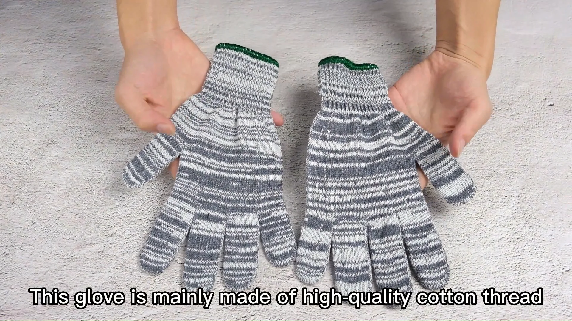 Hot Sale 600 Grams/dozen Mix Color Working Industrial Safety Knitted