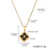 Gold black acrylic necklace