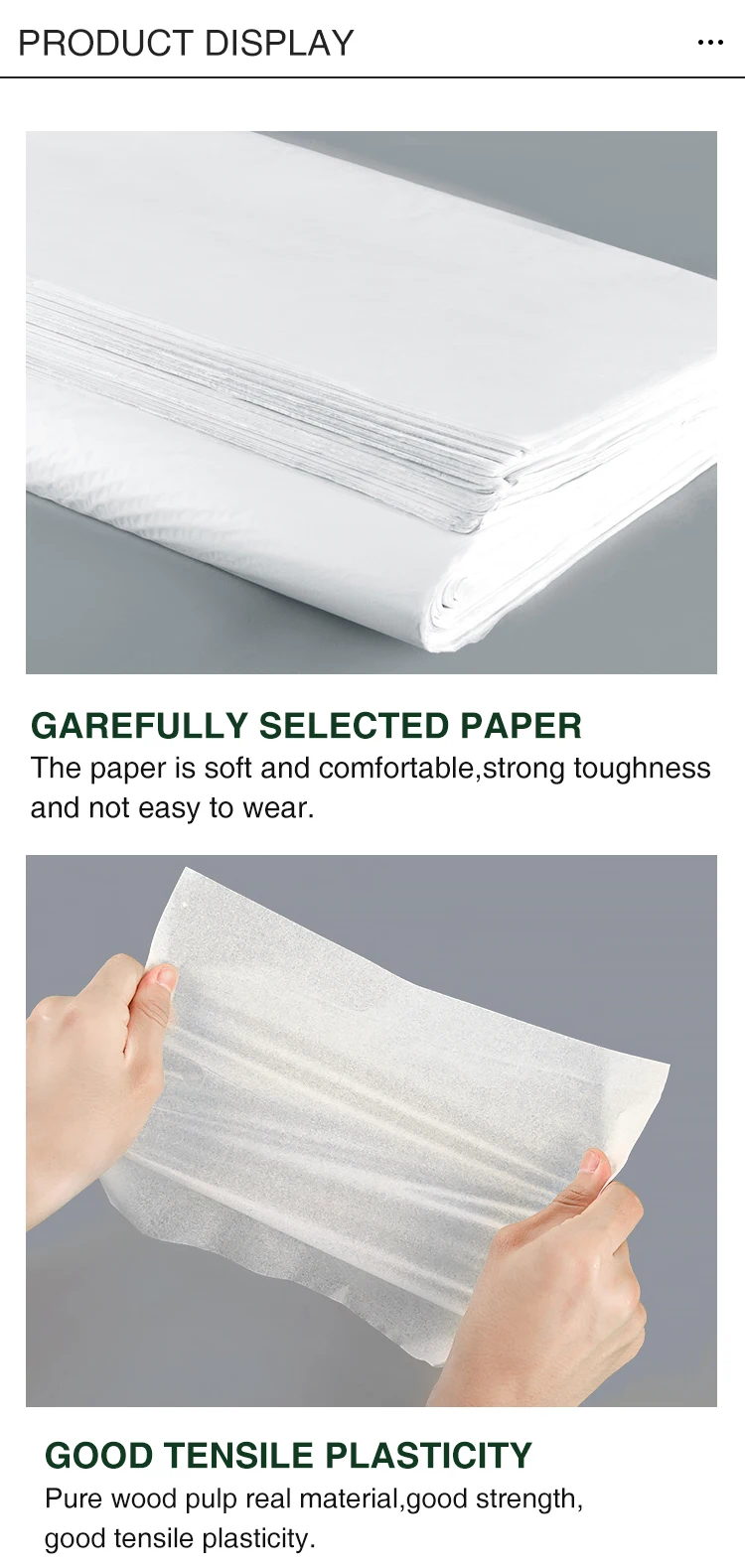 Custom Factory Printed Gift Tissue Paper Clothes Shoes Wrapping Tissue Packing Wrapping Tissue