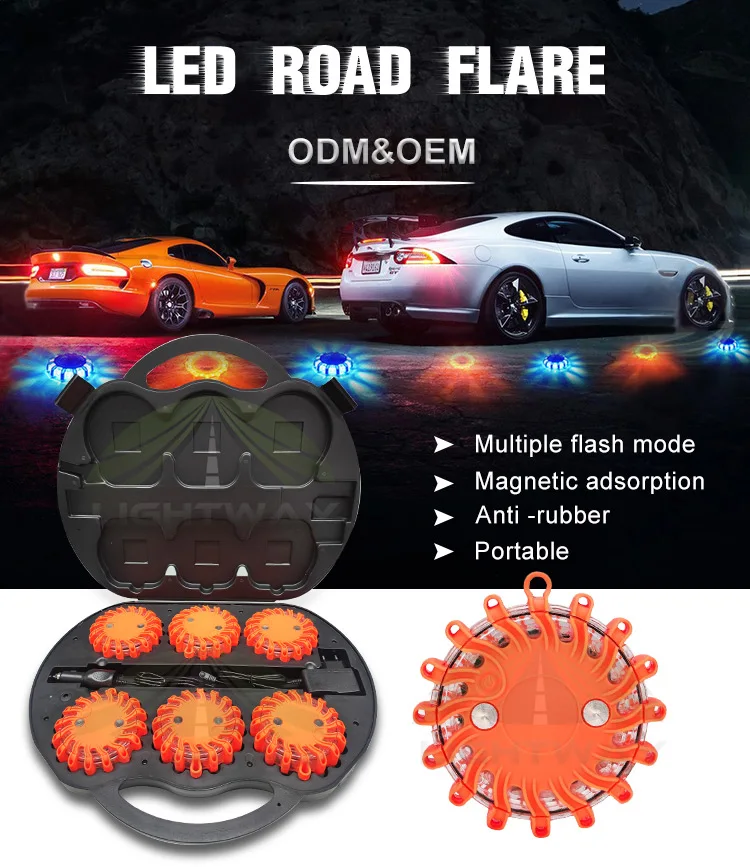 Emergency LED Road Flares
