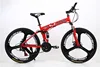 21 speed red three knife wheel