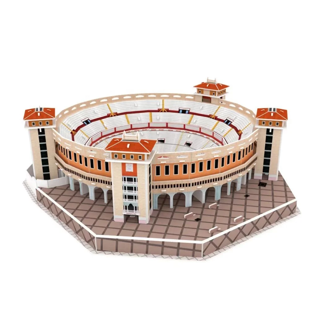 3D Foam Puzzle Famous Architectures Diy 3d Paper Model Puzzle Game for Child and Adults
