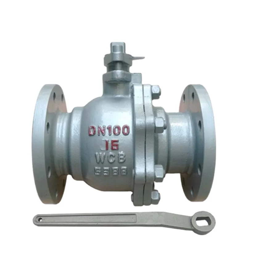 PN16 DN80 Flange connection Stainless steel seal Hard Seal WCB Ball Valve