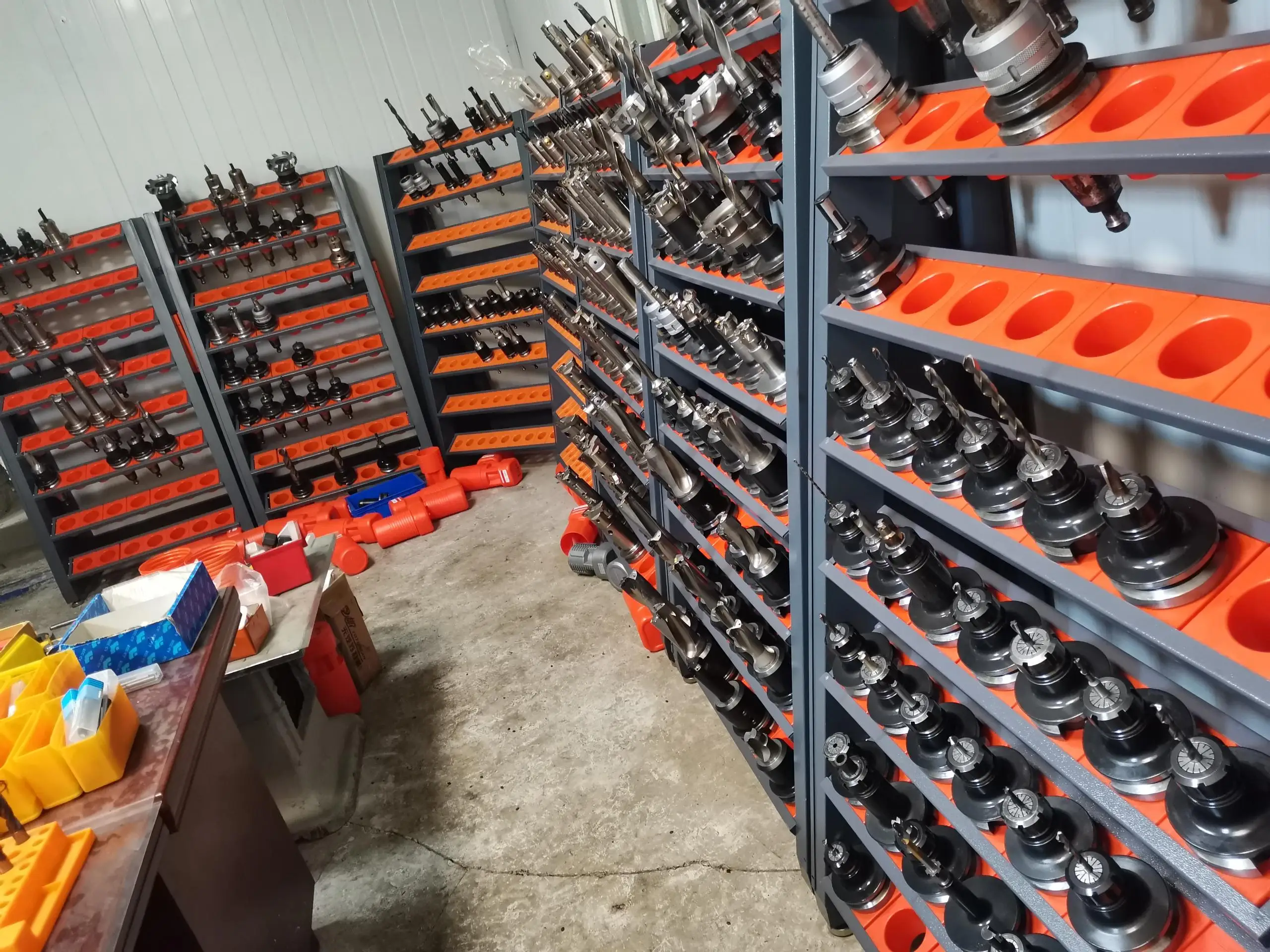 CNC Tool Rack Cart for Workstation Cutting Tool Organizer Storage Tool ...