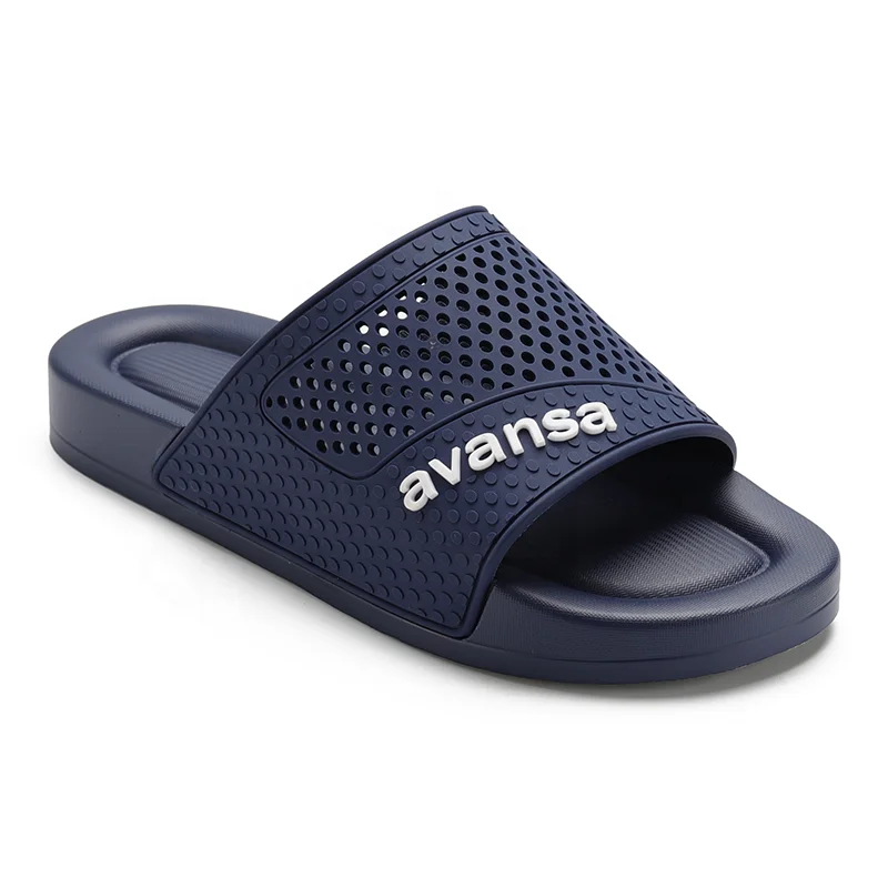 Henghao Wholesales Unisex Custom Slide Male Leather Slipper Leather Palm Slipper Top Quality Rubber  Original Slippers for Man