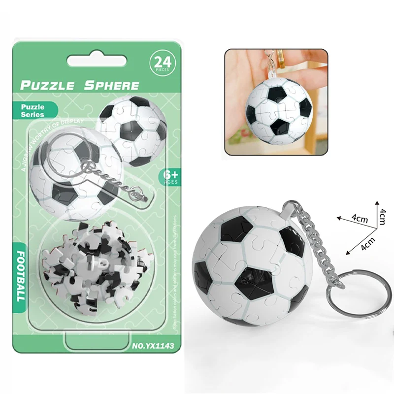 3D Sports Ball Jigsaw Puzzle Fun Education for Kids