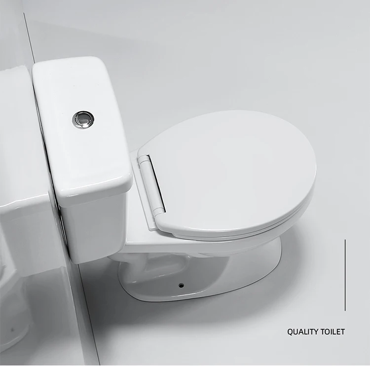 Factory wholesale cheap sanitary ware inodoro elongated toilet set bathroom water closet siphonic 2 two piece ceramic wc toilet details