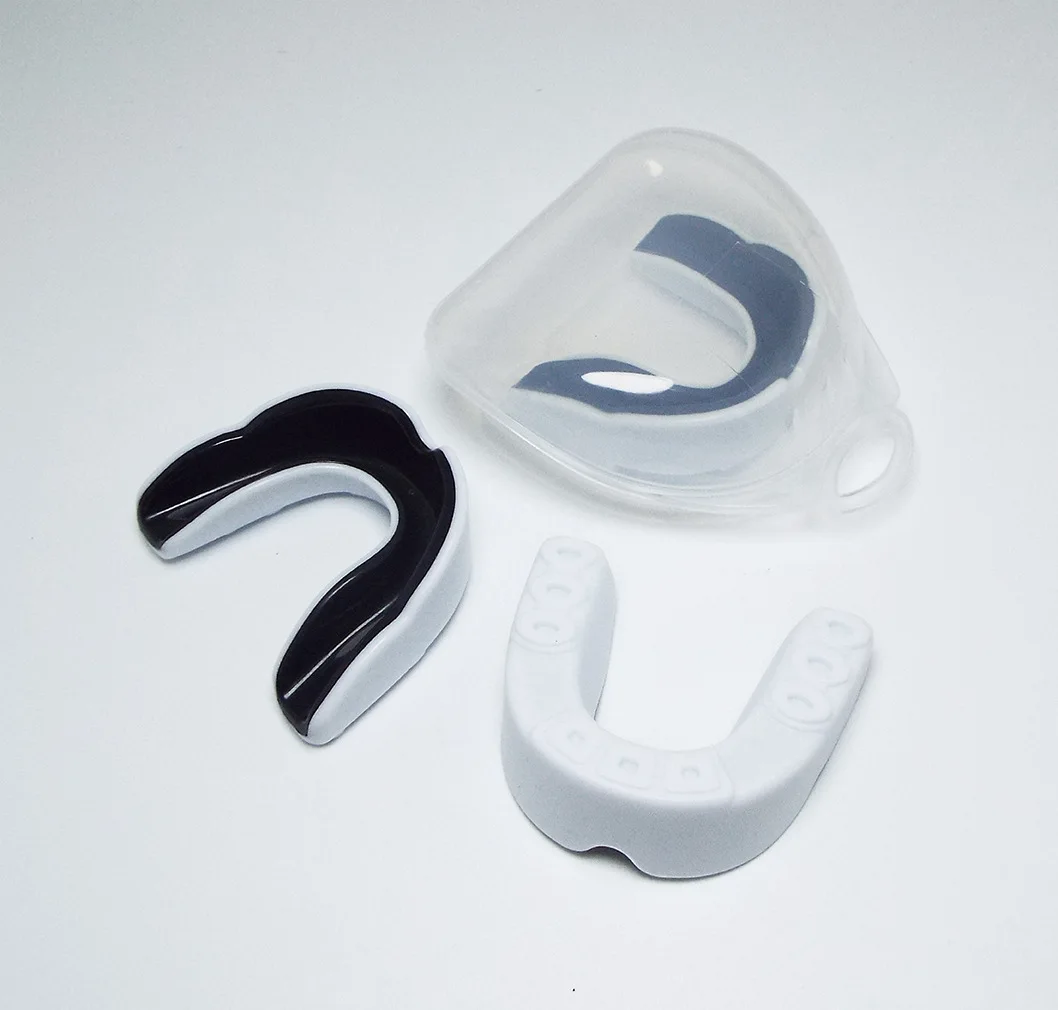 Wholesale high quality boxing basketball soccer sports double colors food grade EVA teeth protect braces