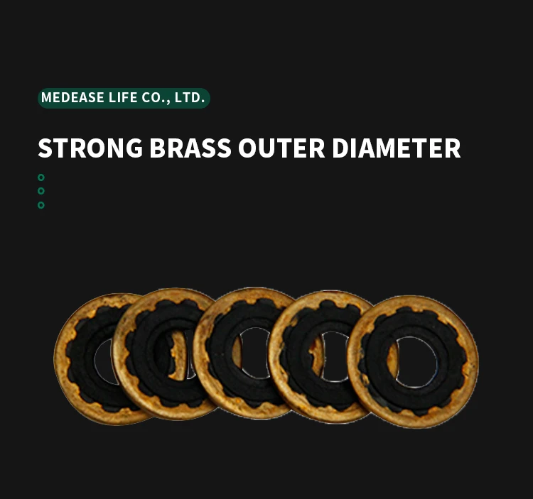 Medease Medical Oxygen Regulator Parts Seal Yoke Washer Kit Brass Ring ...