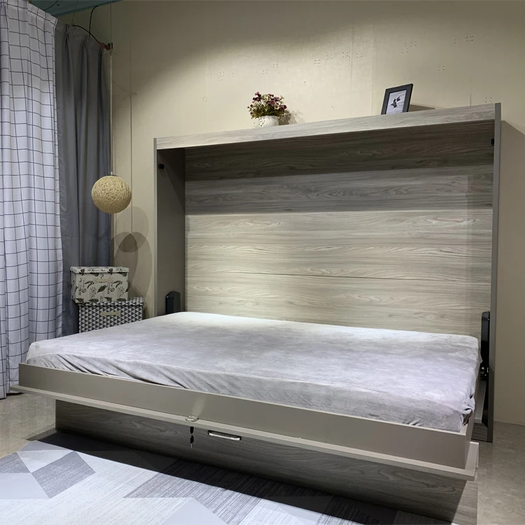 Hidden Murphy Bed Mechanism Manual Horizontal Folding Space Saving Murphy Wall Bed Hardware Kit