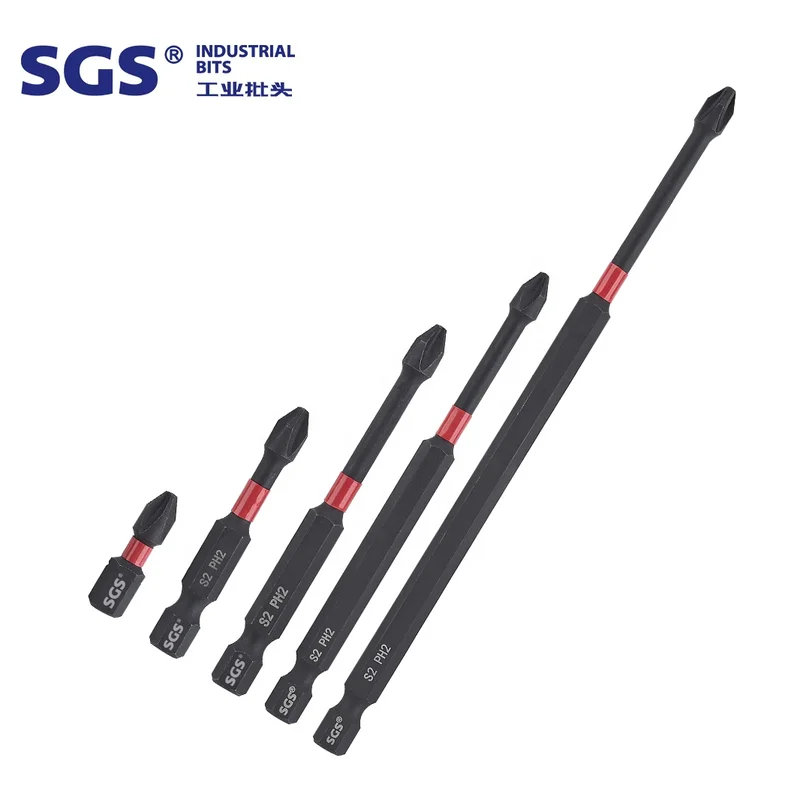 MOYOTEC Source Factory Industrial Grade Phillips Impact Screwdriver Bit S2 Material Drill Impact Bit