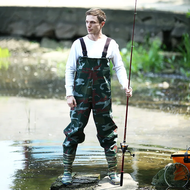 Breathable waterproof suits Stockingfoot Chest Waders
