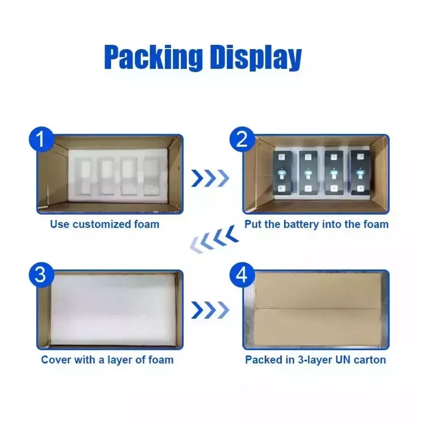 Eu Stock Standing Seplos Battery Case 48v 280ah Diy Lifepo4 Battery Box