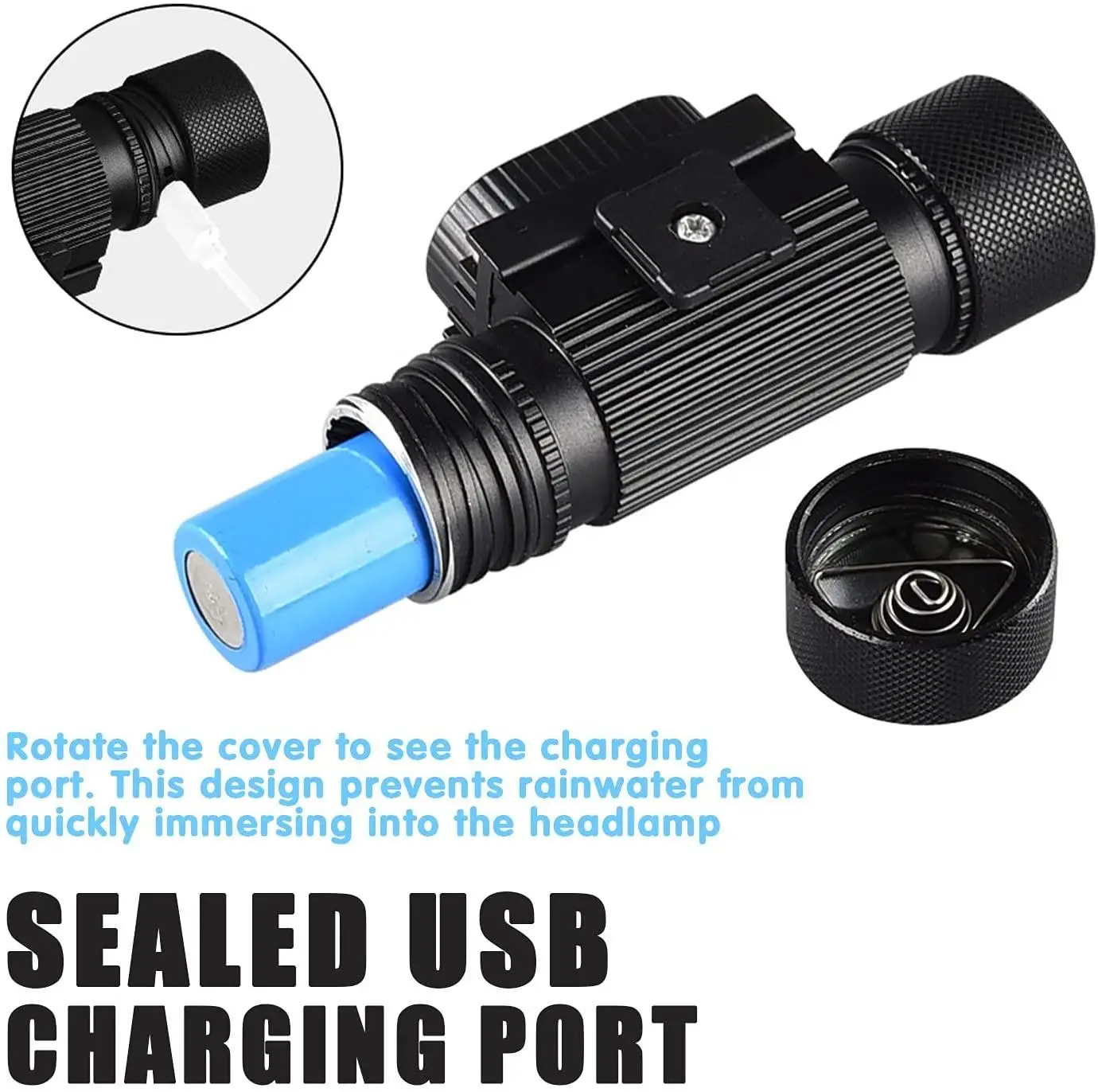 Outdoor USB rechargeable Dual 20W T6 Led High Power Multi Purpose 2 In 1 USB Bicycle Front Light Headlamp supplier