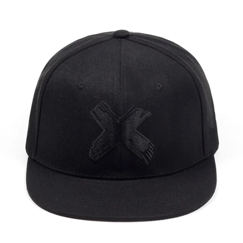 Cap Flat Brim Hip Hop Snapback Cap 
