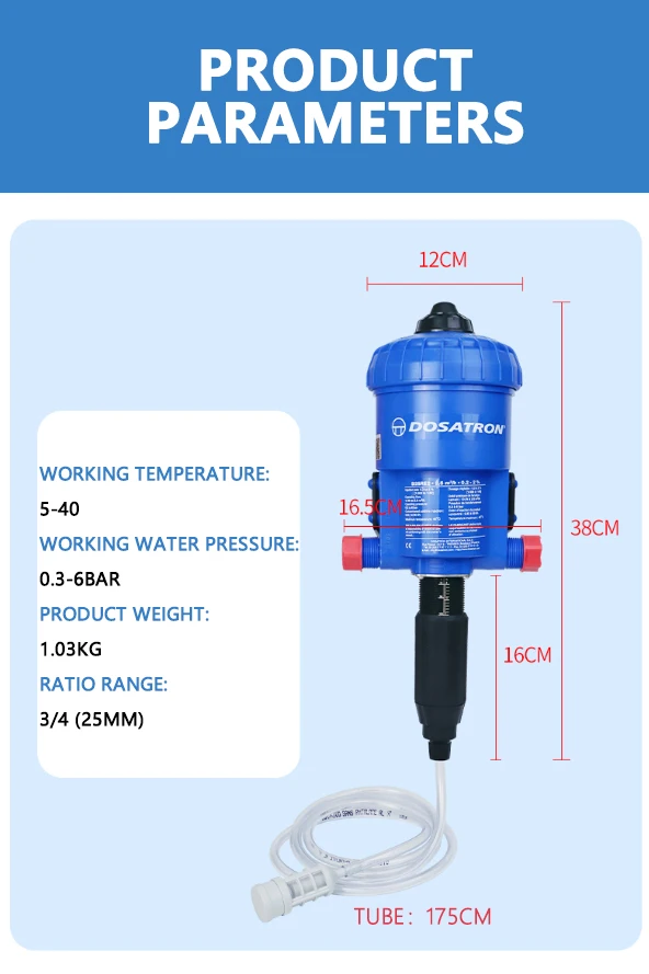 Greenhouse Automatic Fertiliser Injector Chemical Dosing Pump/dosing ...