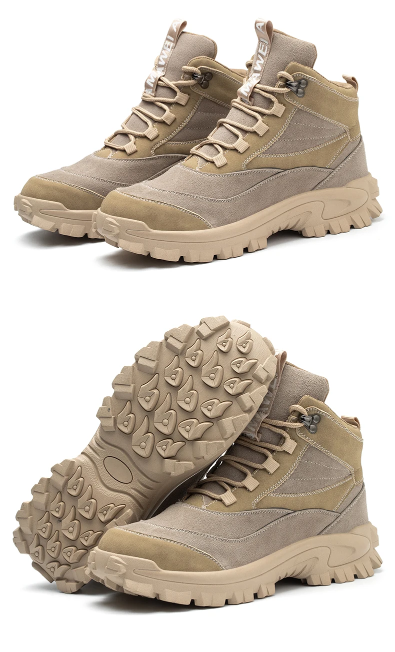 Customized Logo Oem Steel Toe Shoes Construction Work Boots Safety