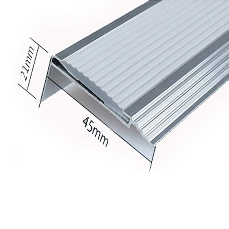 Современные настраиваемые противоскользящие ступени для лестниц из алюминиевого сплава ПВХ железные резиновые вставки пластиковые прокладки лестницы