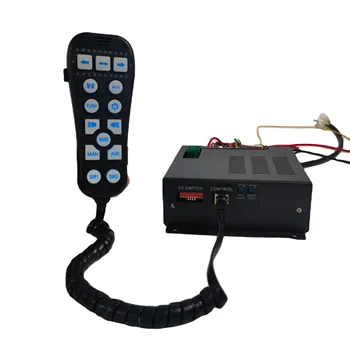 2025 New Hand-Held 100W Siren System Controller with 2-Way Speaker Design