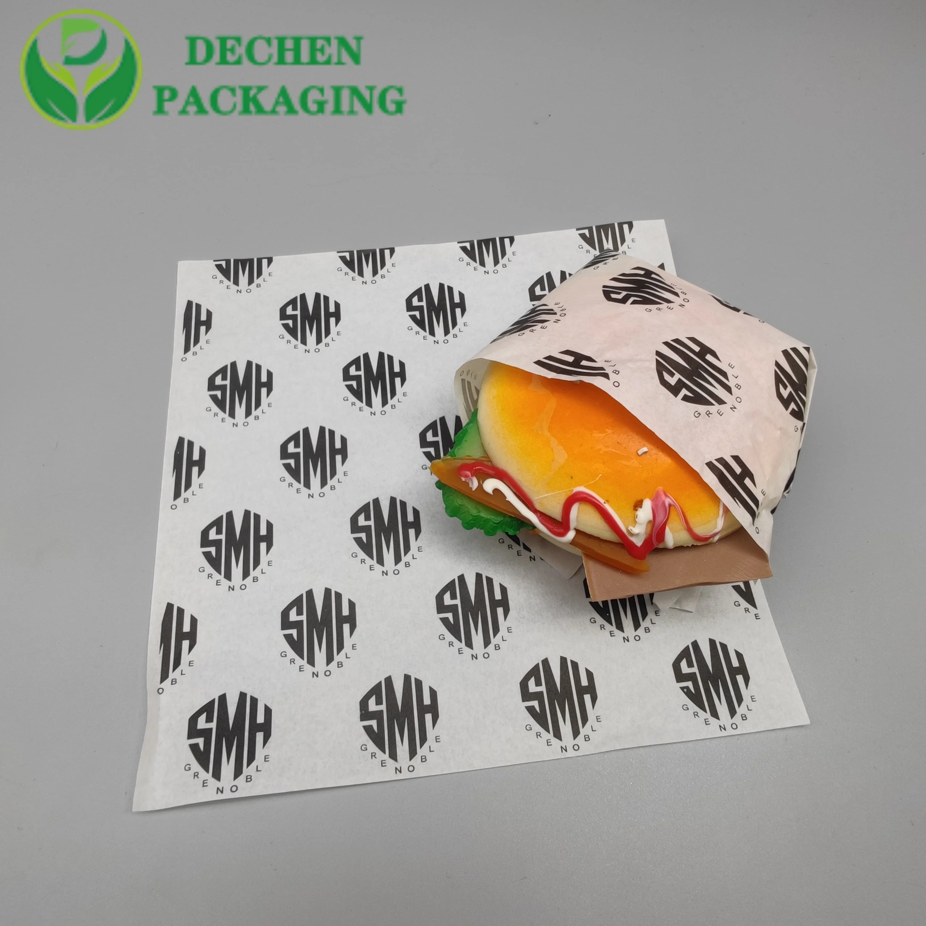 Uae Sandwich Printing Burger Tray Liner Takeaway Food Safe Wrap Paper