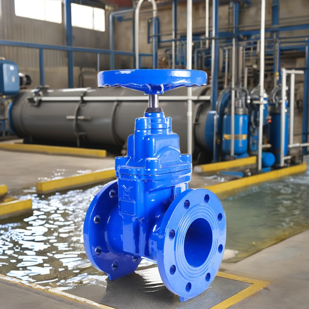 PN10 PN16 Resilient Seated Sluice Gate Valve Hand Wheel Operated GGG50 BS5163 Class Made of Ductile Cast Iron WCB Class 150 supplier