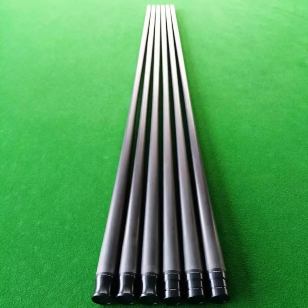100% углеродное волокно вал с наконечником бампера OD 12,4 мм 737 мм для бильярдных бассейнов сигналов настроить