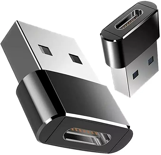 USB tipo C hembra a USB 3,1 macho Adaptador convertidor cargador para Samsung iPhone15