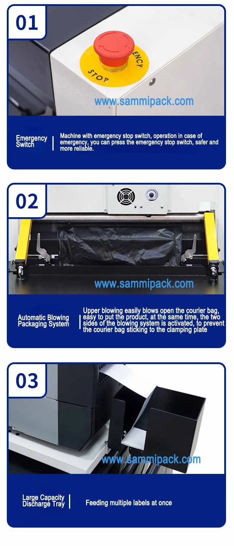 DFD-50I συσκευή σφράγισης και επισήμανσης τσάντων αυτοματοποιημένη έκφραση συσκευαστής τσάντων ηλεκτρονικού εμπορίου Συστήματα συσκευασίας συσκευαστής αυτοματοποιημένης συσκευασίας 4