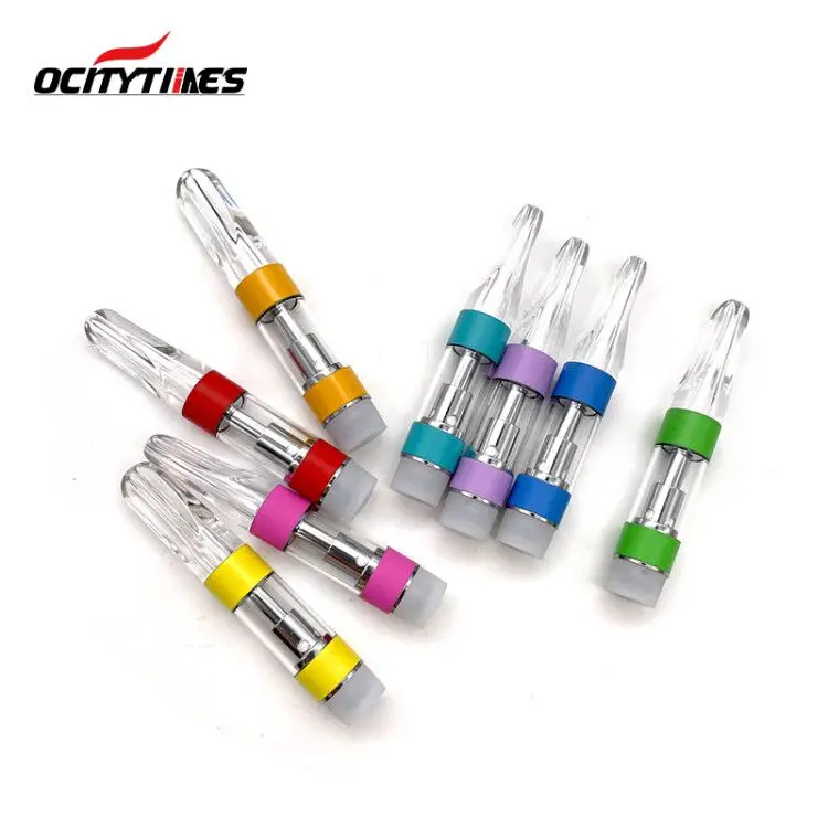 2021 Trending OEM color CBD Glass Tank Vaporizer 510 CBD Atomizer Cartridge