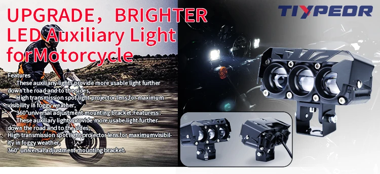 low beam super bright high power aluminum spotlight off road fog light auxiliary headlight-2