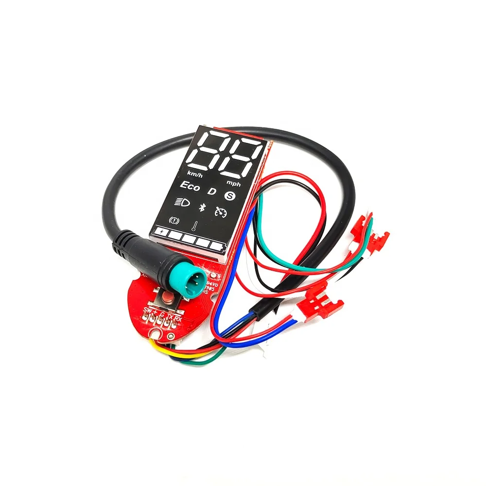 Ensemble De Remplacement D'accélérateur De Tableau De Bord De Contrôleur De Scooter électrique 36V 350W Affichage LED Pour Kit De Scooters électriques XiaoMi-M365