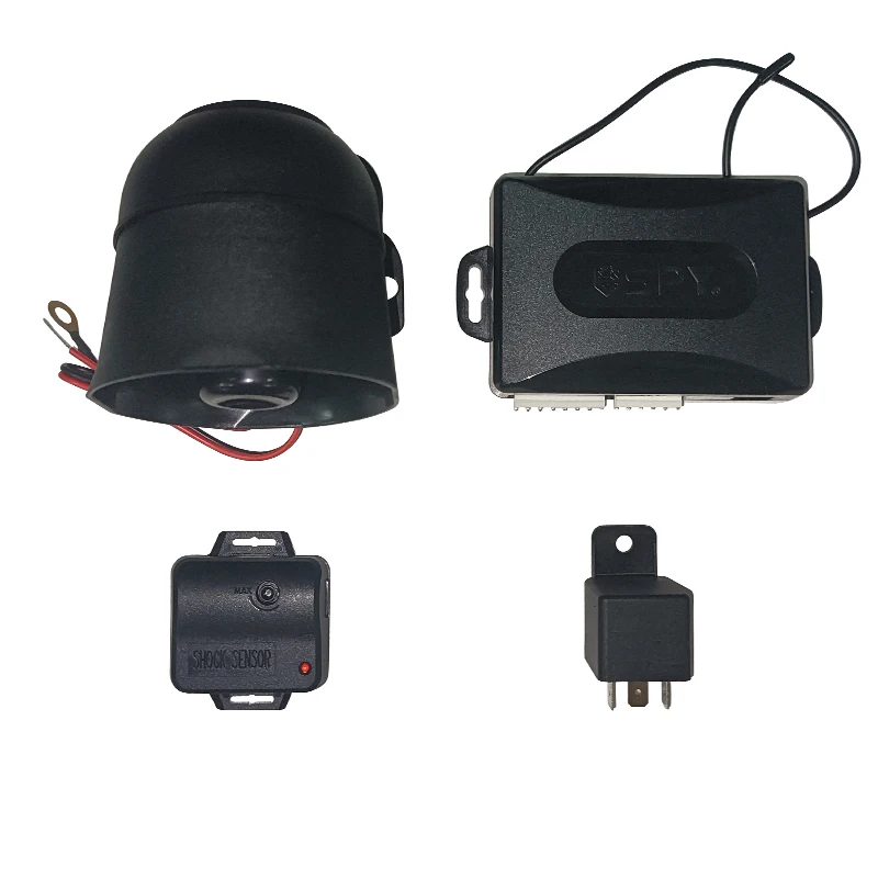 SPY Universal 433.92MHz Car Alarms 80-100m With Two Way Remote Control Car Alarm Security System