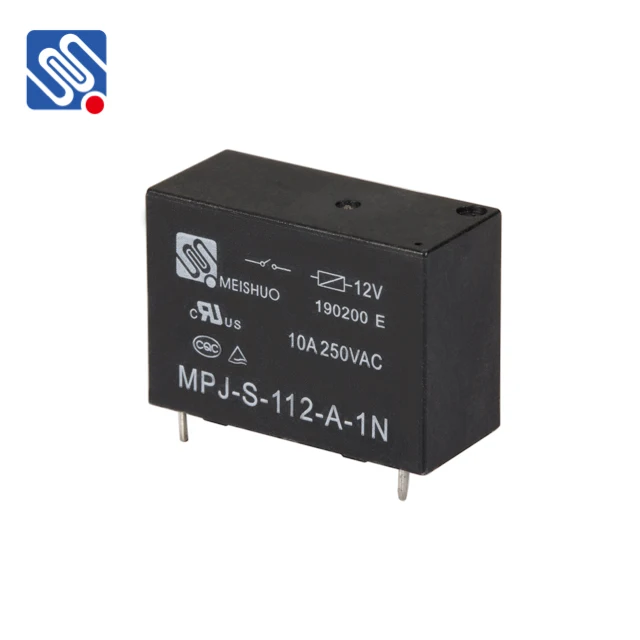 MEISHUO MPJ-S-112-A-1N Dc 12v 250V 16A Relay Pcb Manufacturer Relay