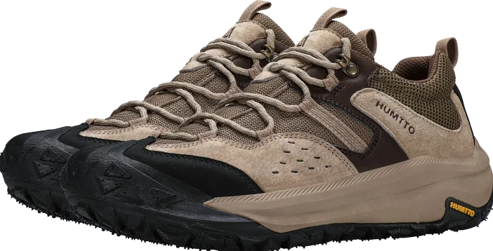 HUMTTO Men's New Hiking Shoes - Pig Leather Upper, RB Outsole