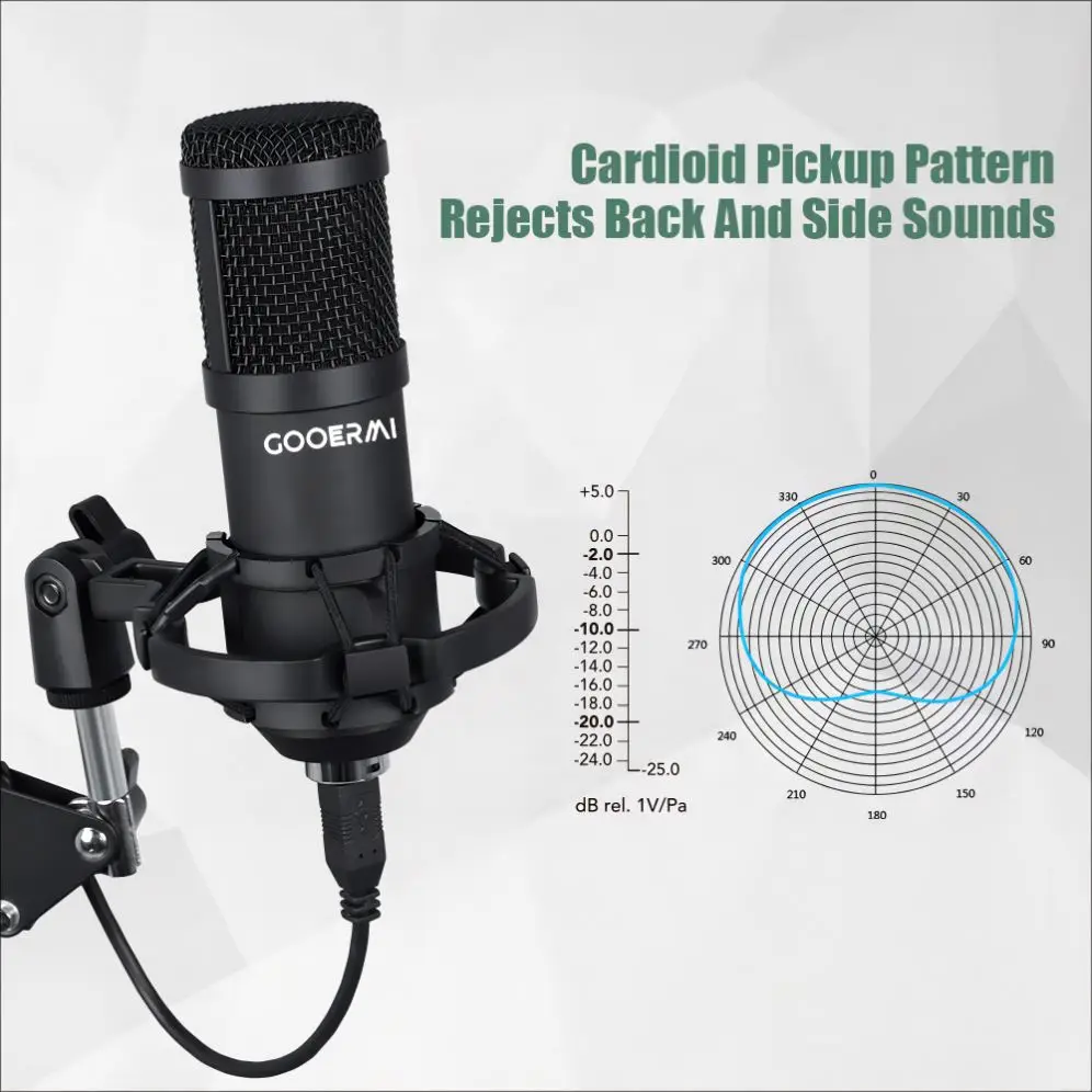 Plastic Samson C01 Large Diaphragm Condenser Microphone Made in China Large Diaphragm Condenser Microphone