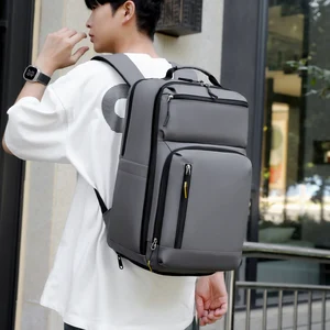 OMASKA Custom Logo Nylon Computer Mochila Waterproof 17 Inch High Quality Unisex Laptop Backpack