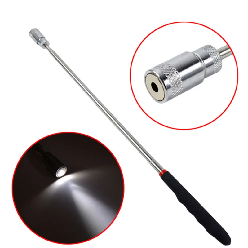 Приспособления для пикапа, 81 см, магнитный Телескопический инструмент для пикапа со светодиодной подсветкой