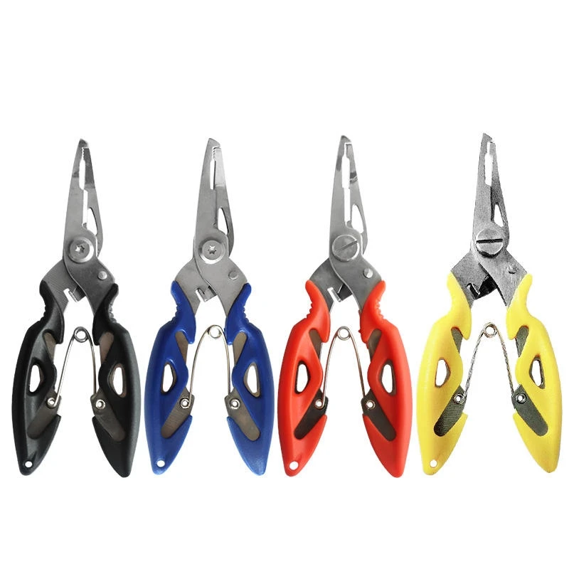 5Pcs Stainless Steel Fishing Pliers, Saltwater Resistant Fishing Tools Hook  Remover Curved Nose Fishing Pliers Lures Pliers Hook Remover Pliers for