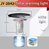 Single White Flashlight #2042, Solar, 48H, 2000mAh