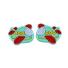 Aeroplane Focal bead Cyan SA142