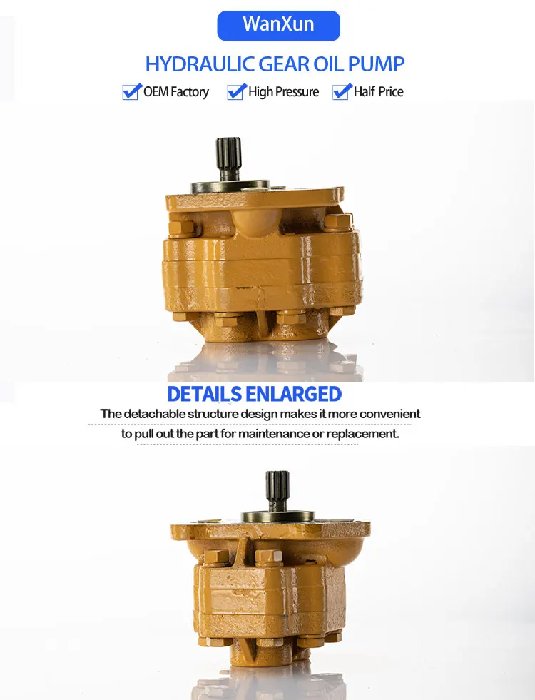 Hydraulic Oil Gear Pump 7041230100 For Komatsu Bulldozer D31a/d31pl