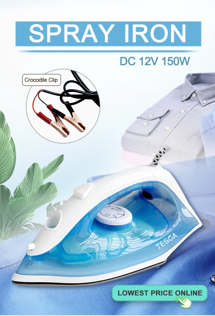 12v Dc Electric Iron /spray Iron150w For Battery Powered Buy 12v Dc