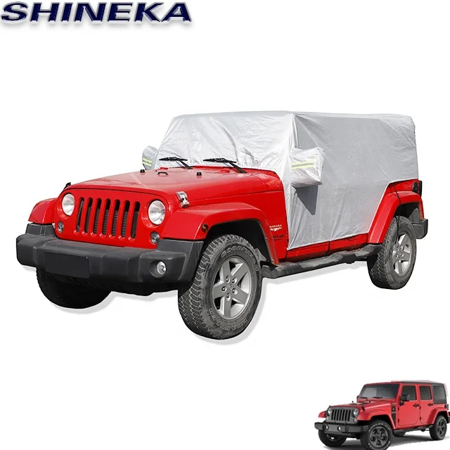 4 Doors Universal Auto Exterior Protective Accessories Waterproof Car Cover  For Jeep Wrangler Jk - Buy Car Cover Outdoor,Half Body Car Cover,Car Snow  Cover Product on 