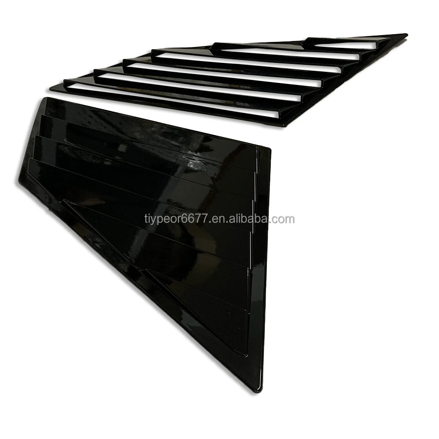 product tiypeor for kia kx5 sportage 2022   2023 rear side window louvers   air vent scoop shades cover blinds exterior accessories-5